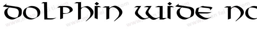 Dolphin Wide Normal字体转换